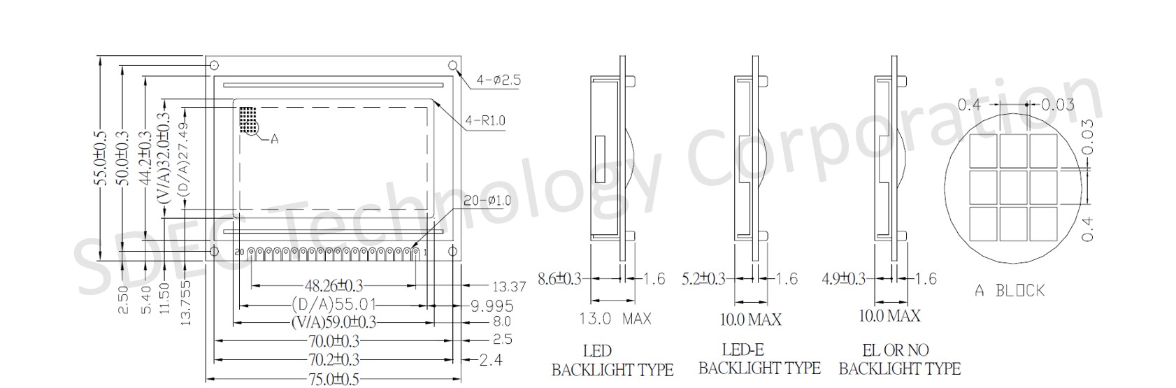 SGS12864G0_DIMENSIONAL_DRAWING